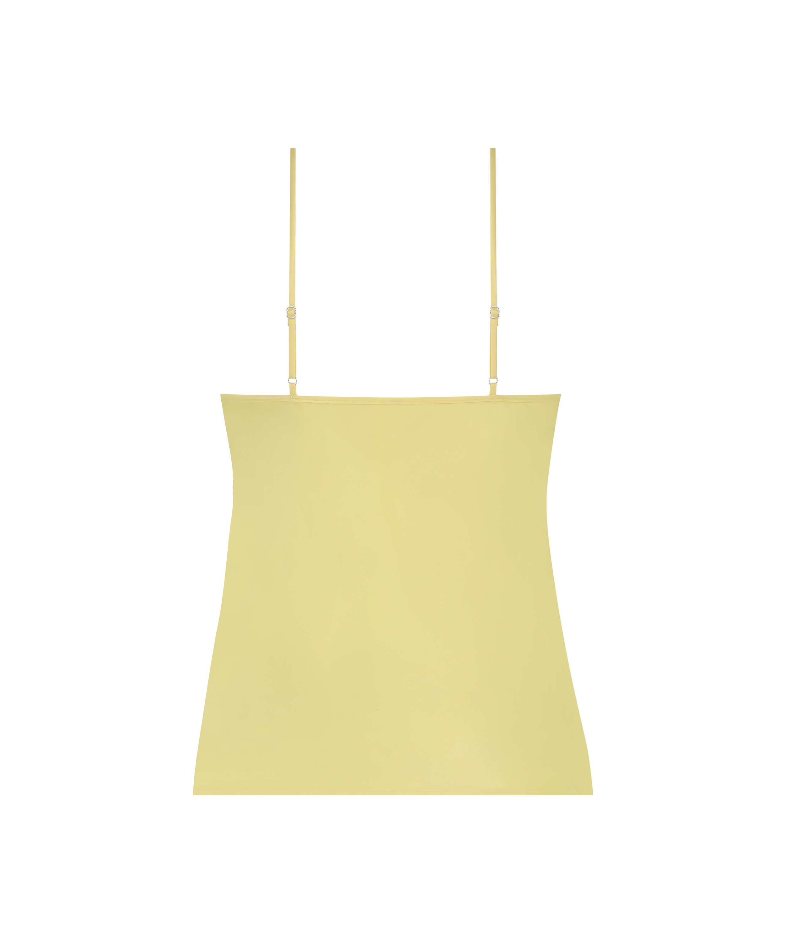 Haut de camisole Satin Dentelle, Jaune, main