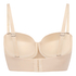 Soutien-gorge push-up sans bretelles à armatures préformé Smooth, Beige