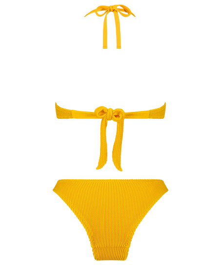Tenue de bikini Crinkle, Jaune