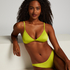 Slip de Bikini Échancrés Luna, Vert