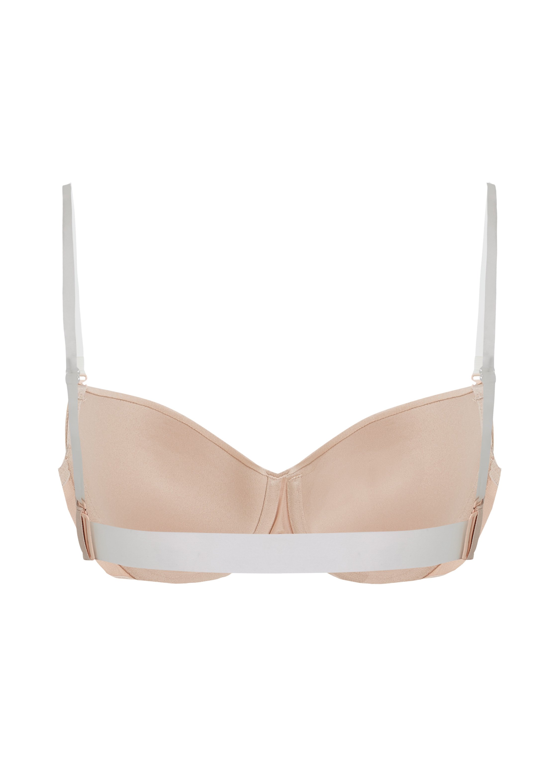 Soutien-gorge à armatures préformé Transparent Back, Beige, main