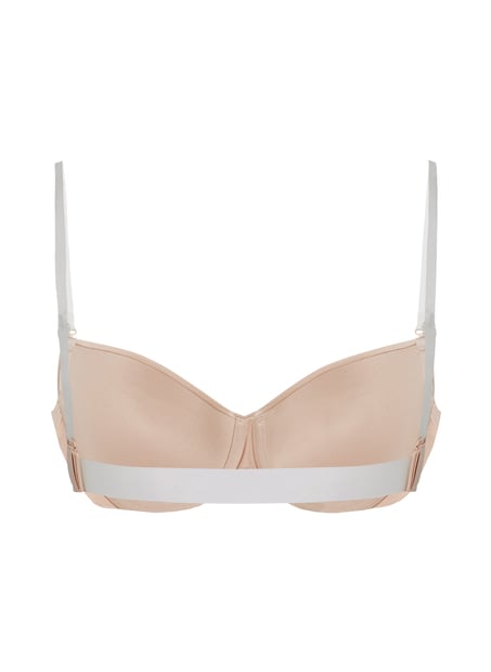 Soutien-gorge à armatures préformé Transparent Back, Beige