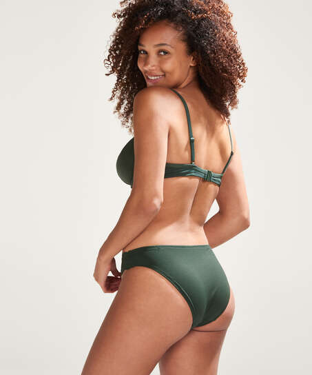 Haut de bikini &agrave; armatures non-pr&eacute;form&eacute; Scallop Glam, Vert