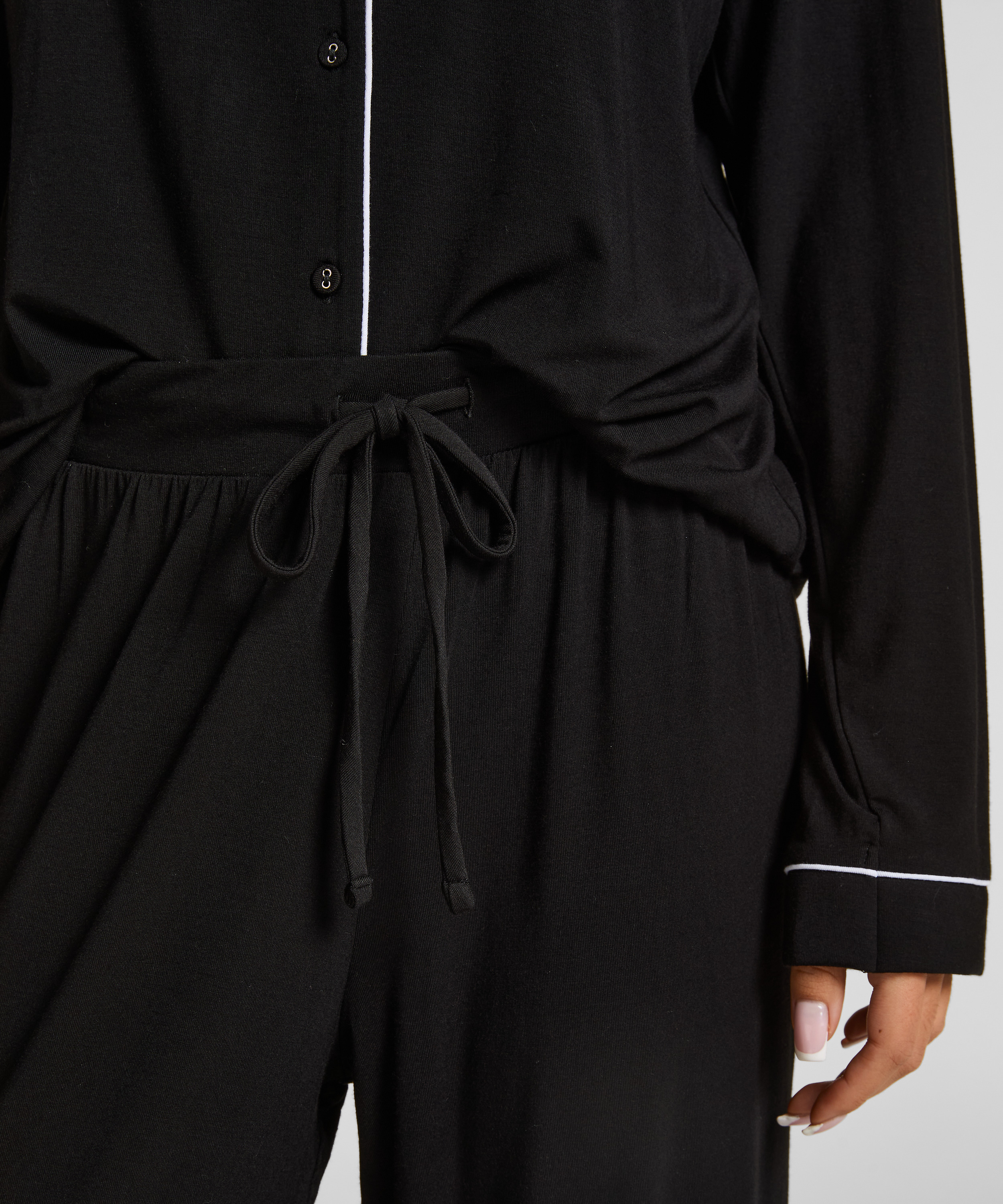 Pantalon en jersey Essential, Noir, main