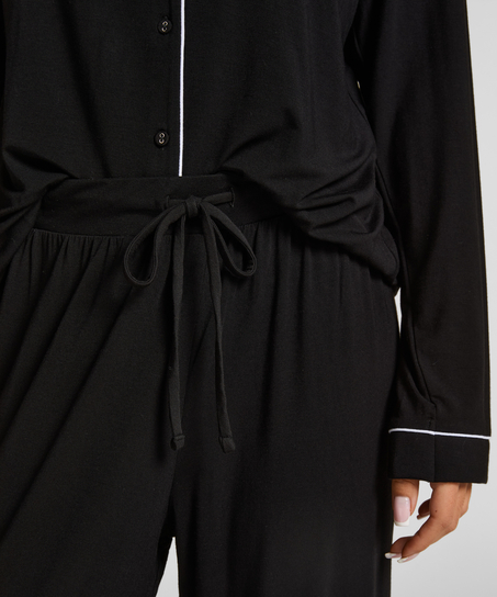 Pantalon en jersey Essential, Noir