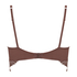 Soutien-gorge à armatures non préformé longline Indigo, Marron