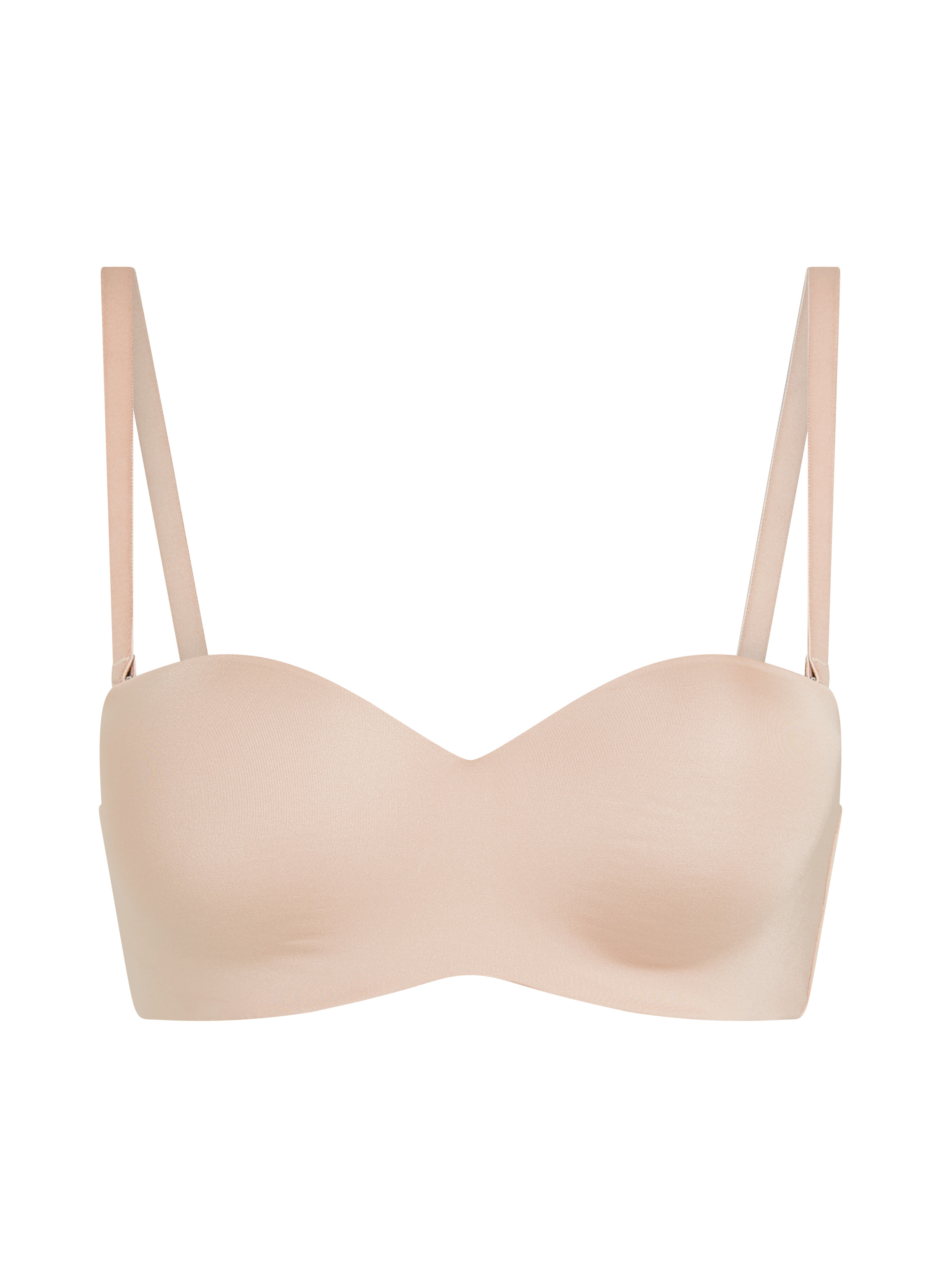 Soutien-gorge push-up sans bretelles à armatures préformé Smooth, Beige, main