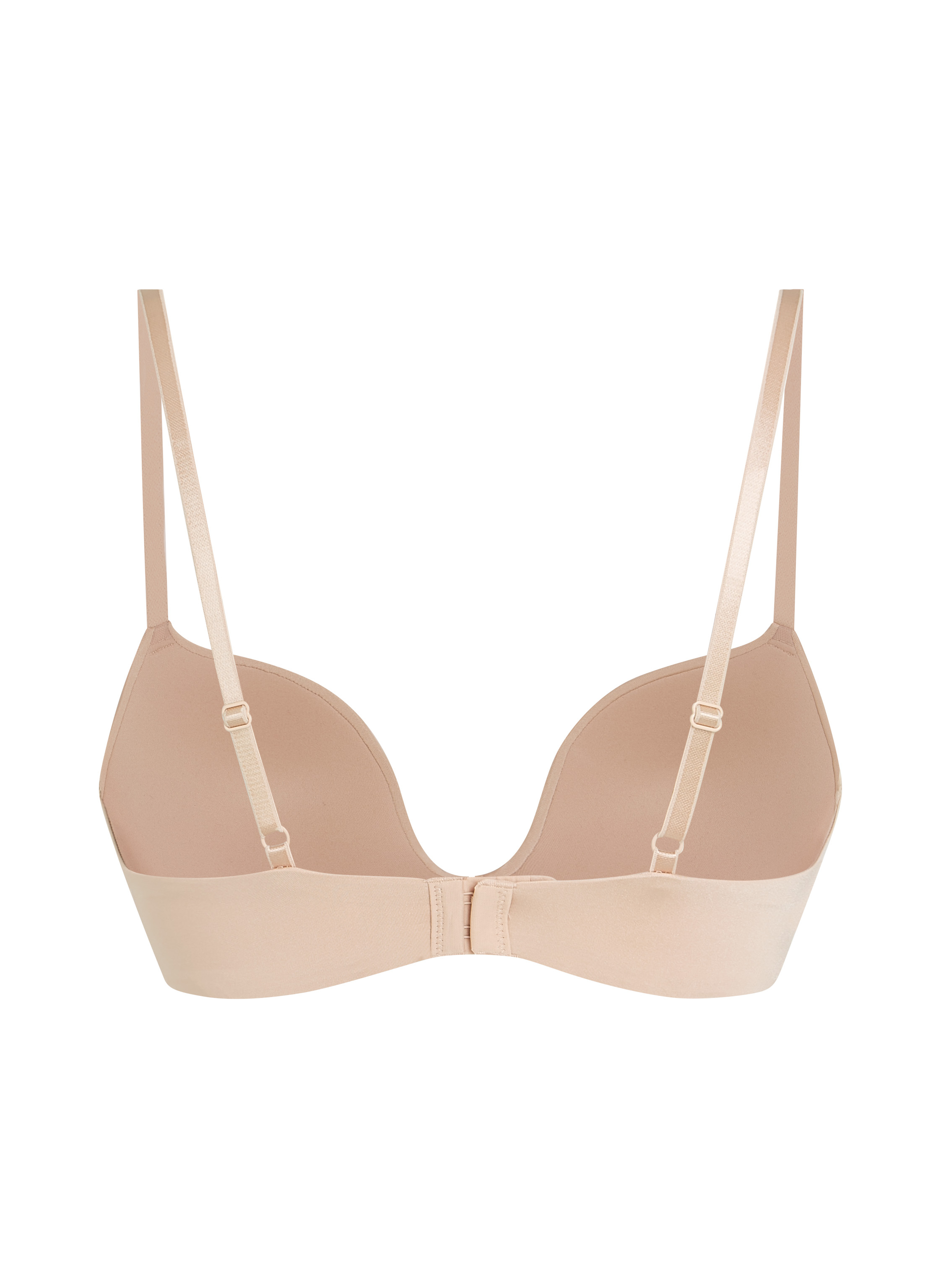 Soutien-gorge à armatures préformé push-up Deep-V, Beige, main