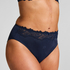 Slip taille haute Diva, Bleu