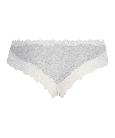 Slip br&eacute;silien coton, Gris