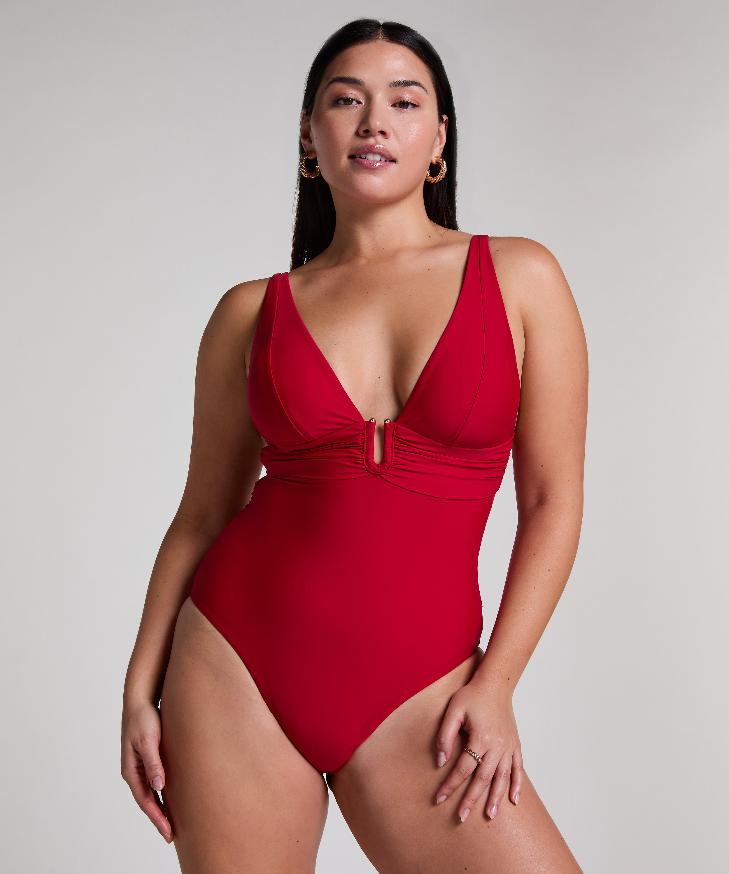 Maillot de bain Shaping Luna, Rouge, main