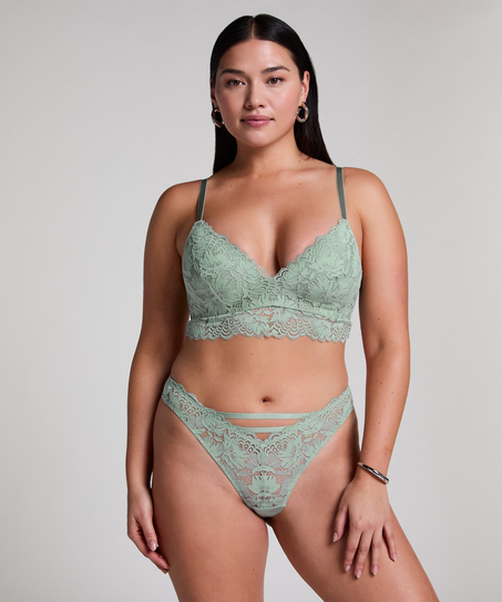 Soutien-gorge sans armatures préformé Andrea, Vert