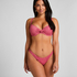 Bas de bikini échancré Lanai, Rose