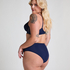 Slip taille haute Diva, Bleu
