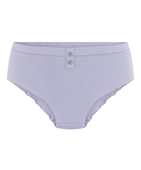 Culotte brésilienne côtelée Renee, Violet