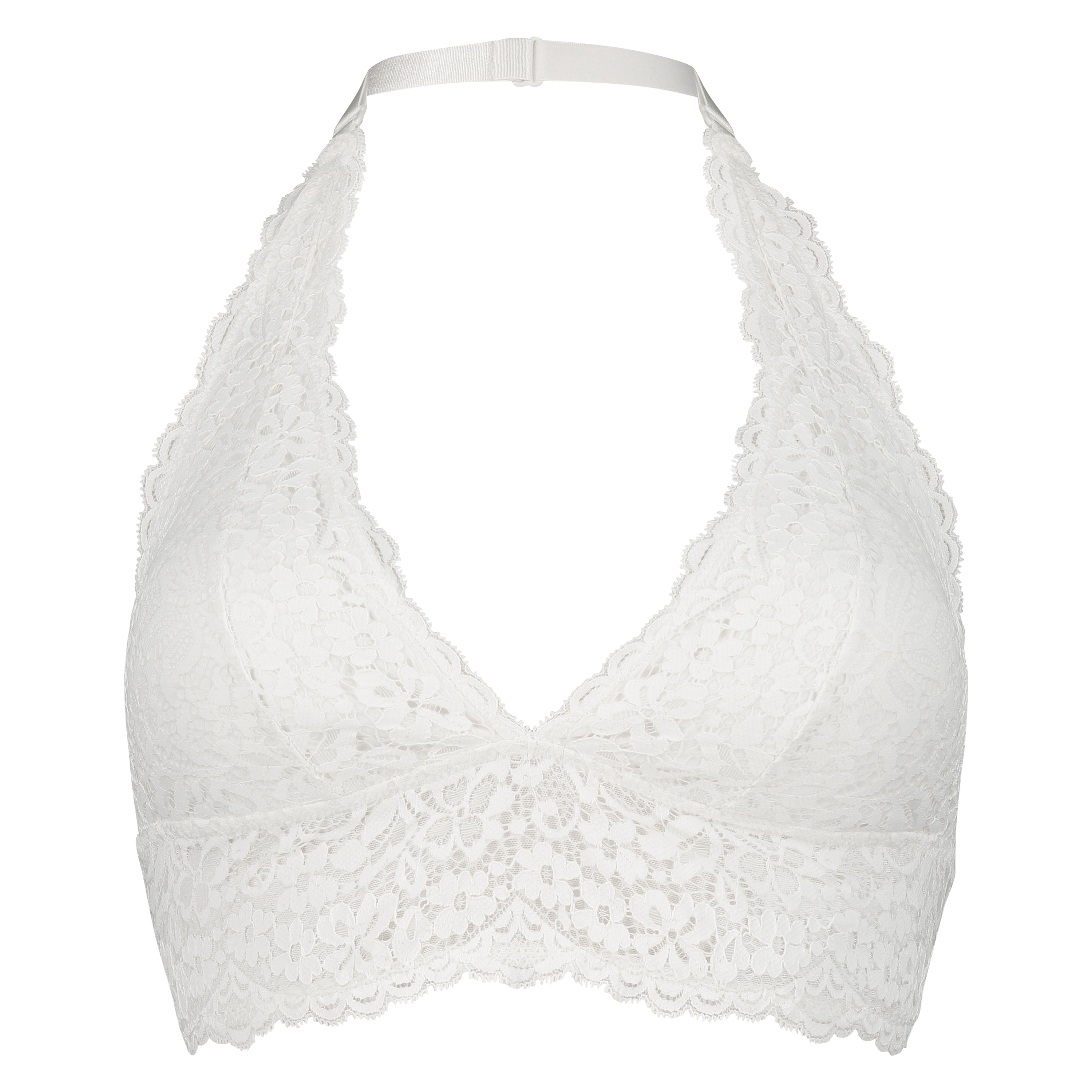 Brassière Halter Marina préformée, Blanc, main