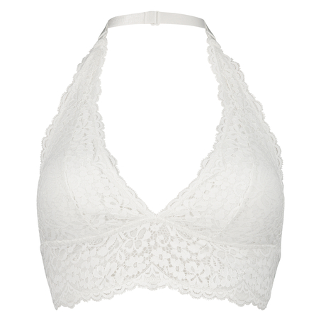 Brassière Halter Marina préformée, Blanc