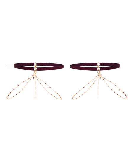 Jarretières Avela, Rouge