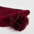 Chaussettes Flower, Rouge