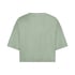 Top velours manches courtes, Vert