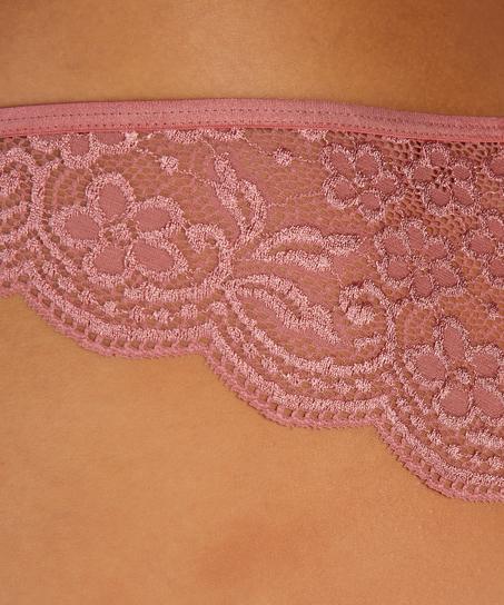 Br&eacute;silien jambe haute Ariana, Rose