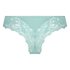 Slip brésilien jambes hautes Dora, Bleu