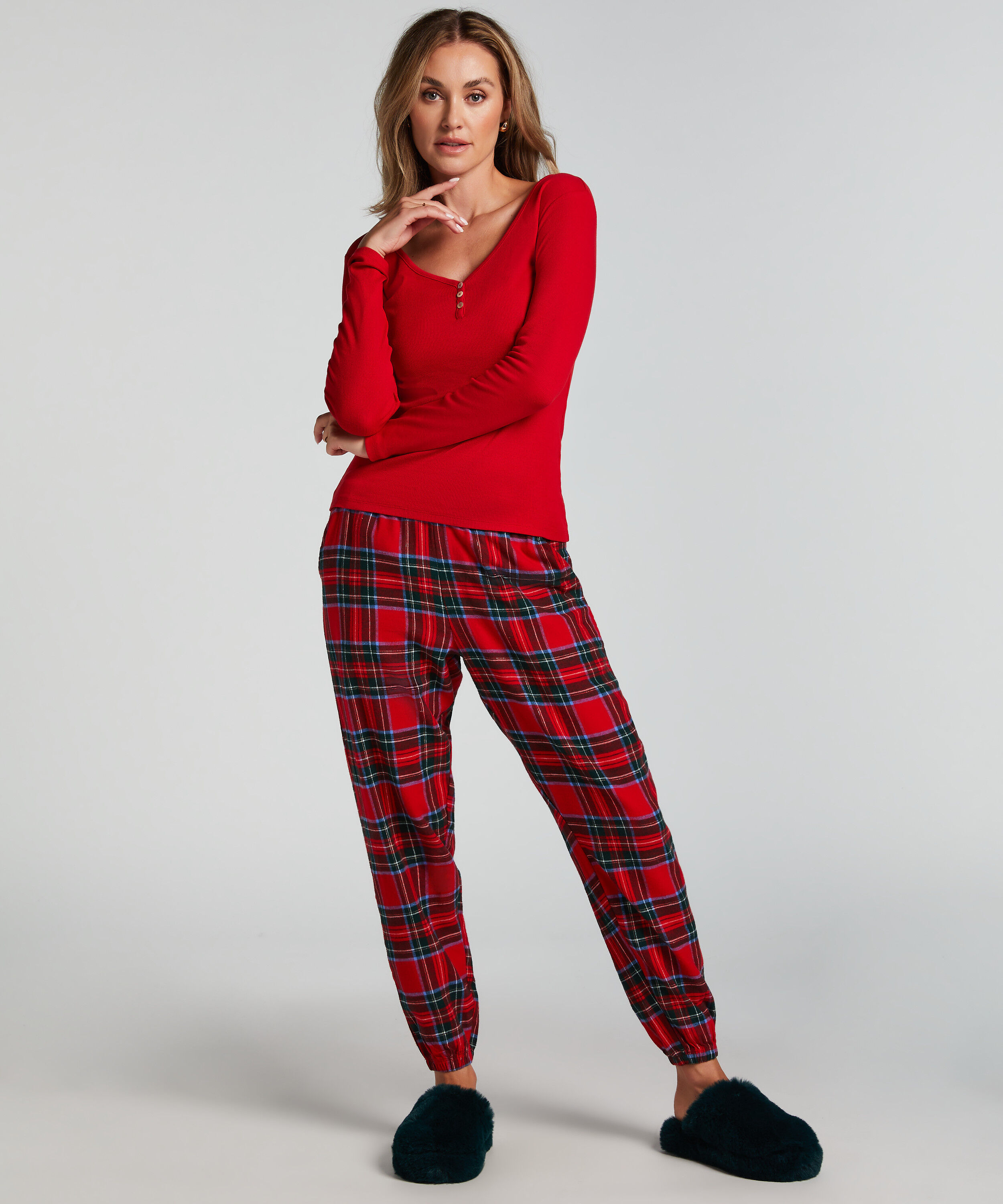 Pantalon de Pyjama Flanel, Rouge Pantalon de Pyjama Flanel, Rouge