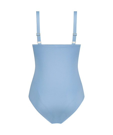 Maillot de bain Shaping Scallop, Bleu