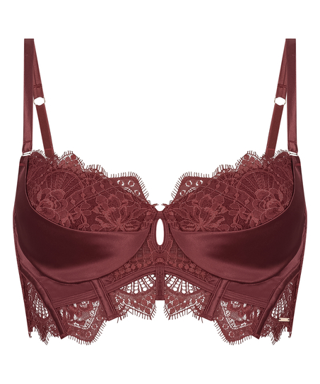 Soutien-gorge à la palangre à armatures préformé Zoé, Rouge