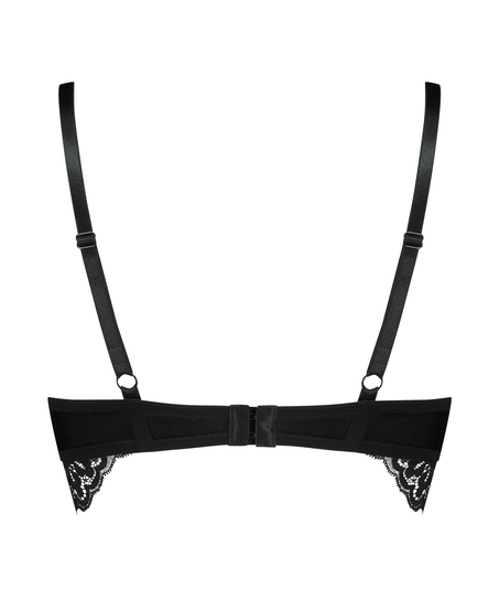 Soutien-gorge sans armatures pr&eacute;form&eacute; Tia, Noir