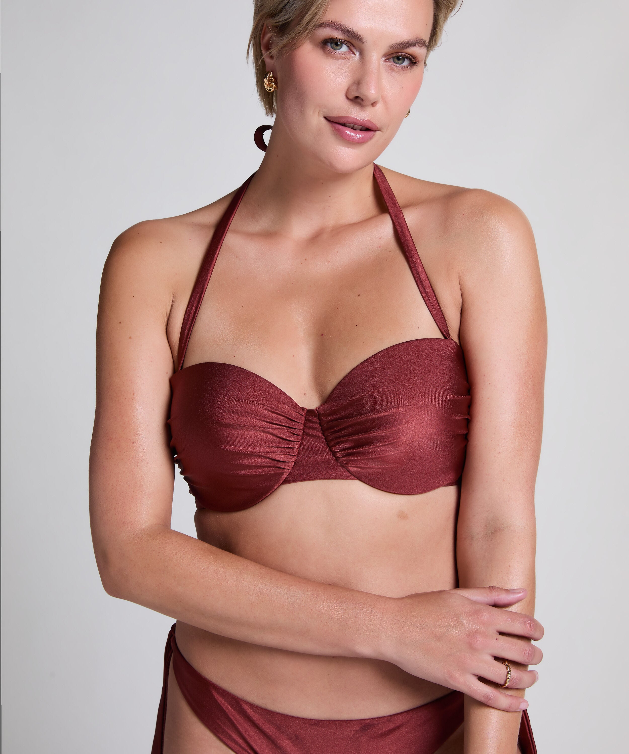 Haut de bikini bandeau Dune, Rouge Haut de bikini bandeau Dune, Rouge