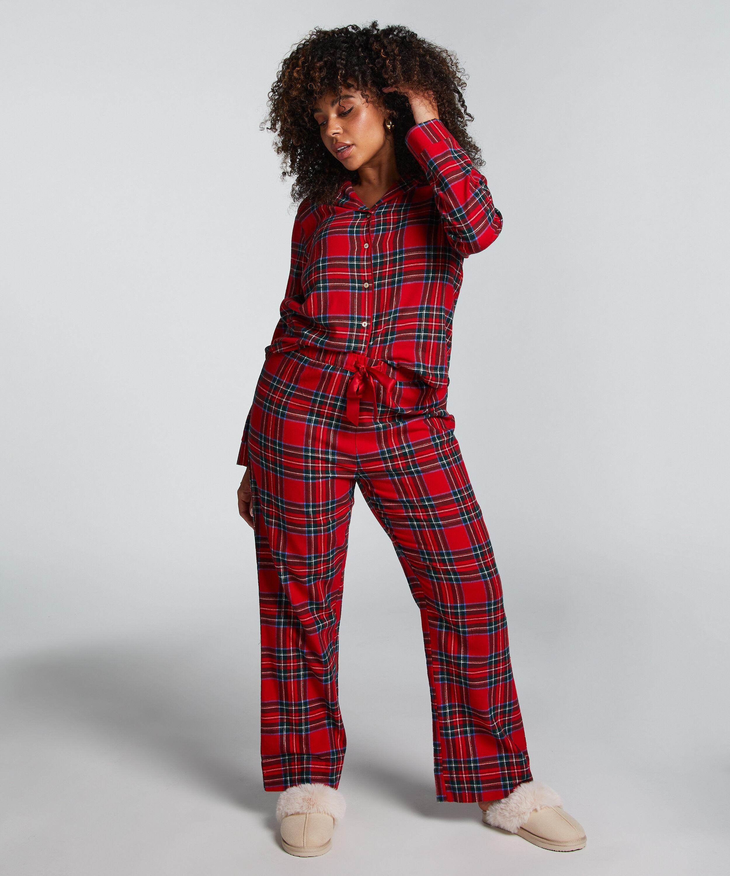 Pyjama Twill, Rouge Pyjama Twill, Rouge