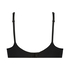 Soutien-gorge à armatures préformé en maille, Noir