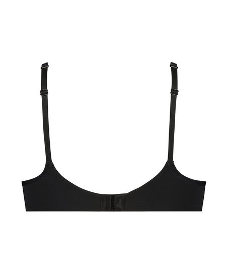 Soutien-gorge à armatures préformé en maille, Noir