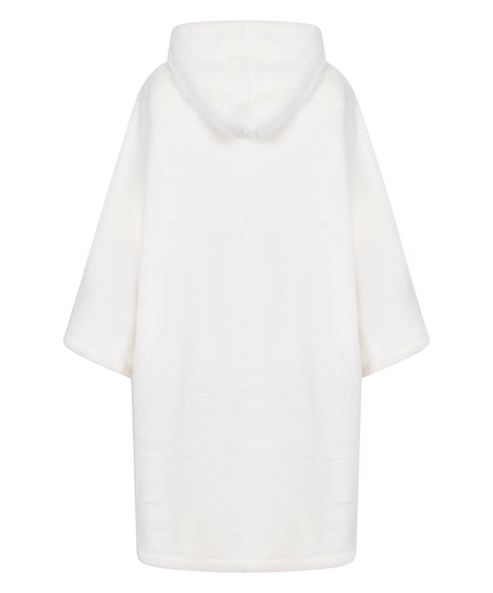 Robe polaire Snuggle Lounge, Blanc