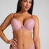Soutien-gorge à armatures préformé push-up Marine, Rose