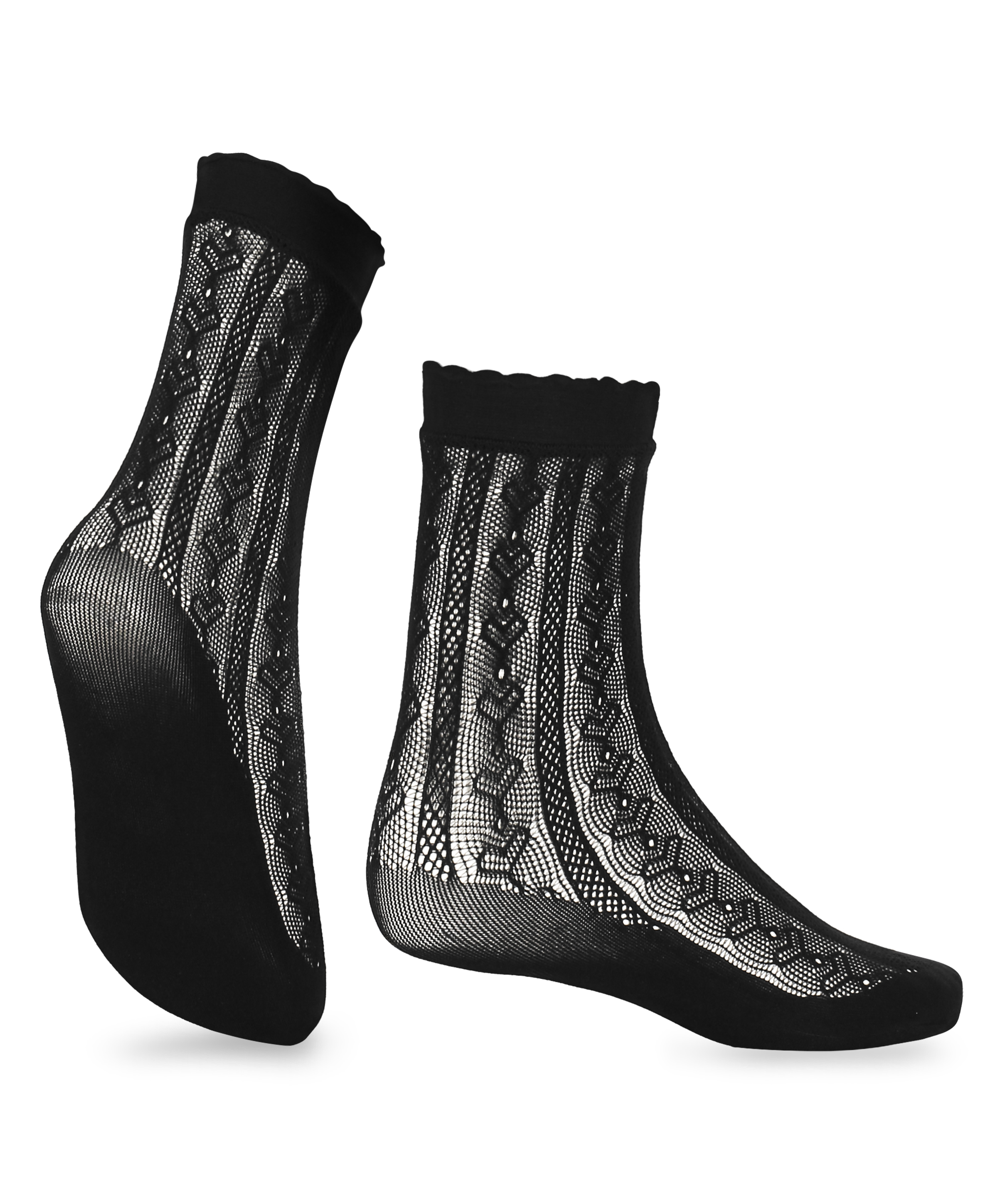 1 paire de chaussettes, Noir, main