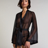 Kimono Maxime Tulle, Noir