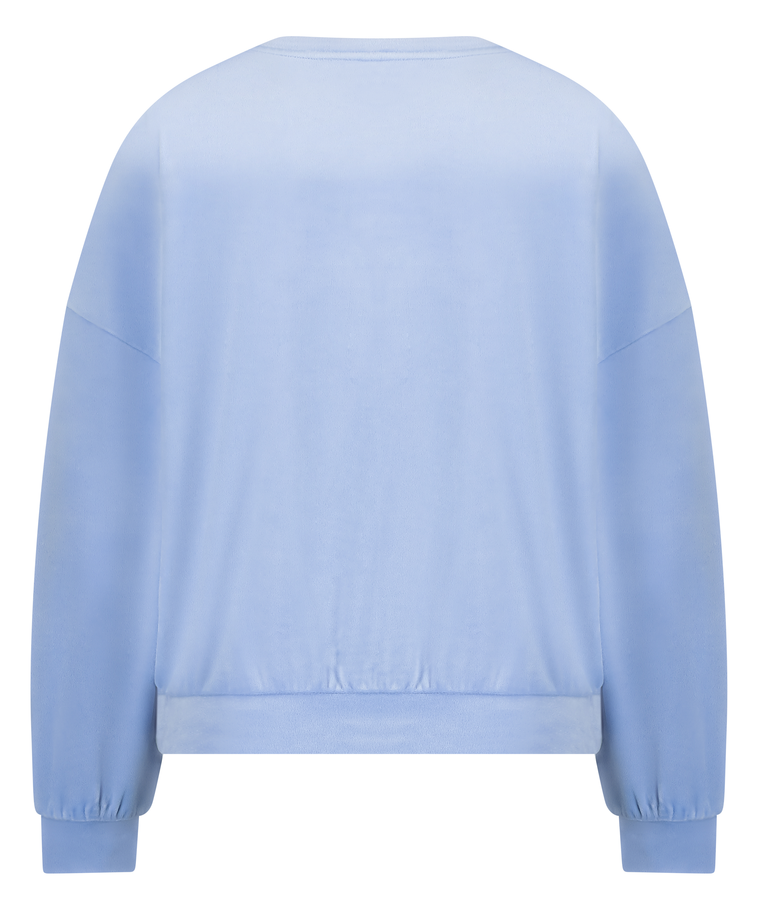 Top Velours, Bleu, main