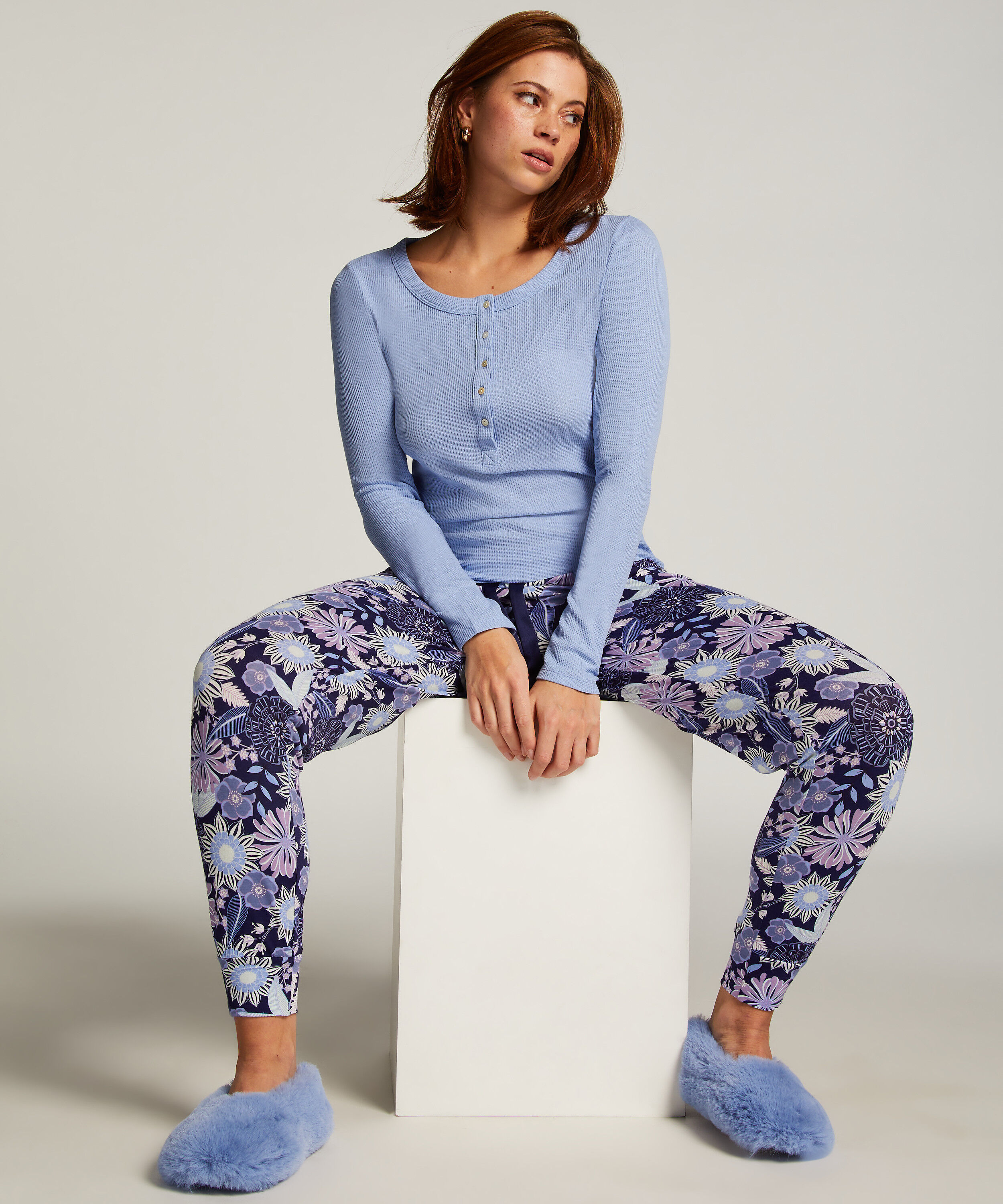 Tall Pantalon de pyjama, Bleu