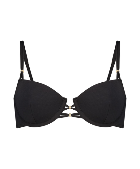 Haut de bikini Holbox, Noir