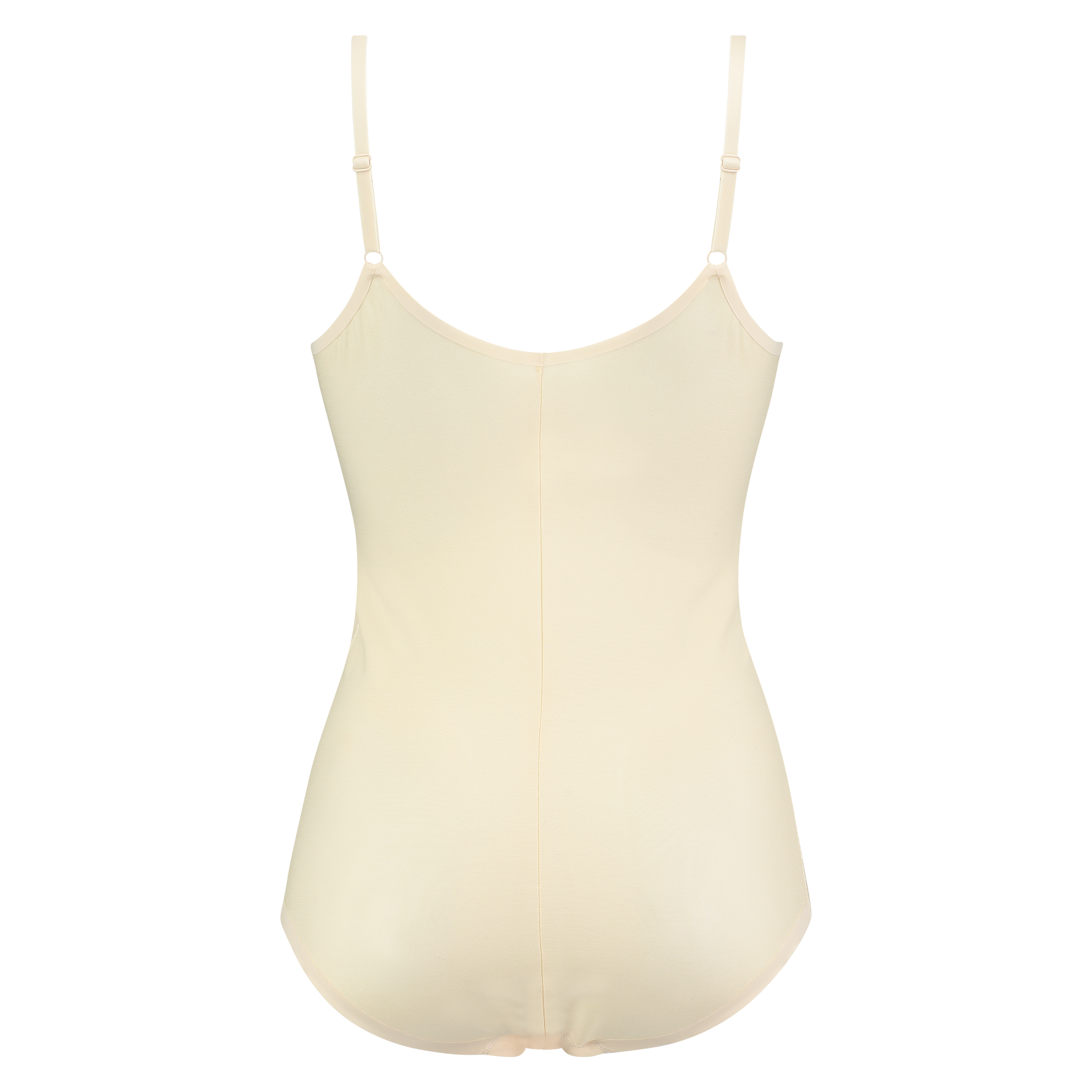 Body sculptante en dentelle scuba - Level 3, Beige, main