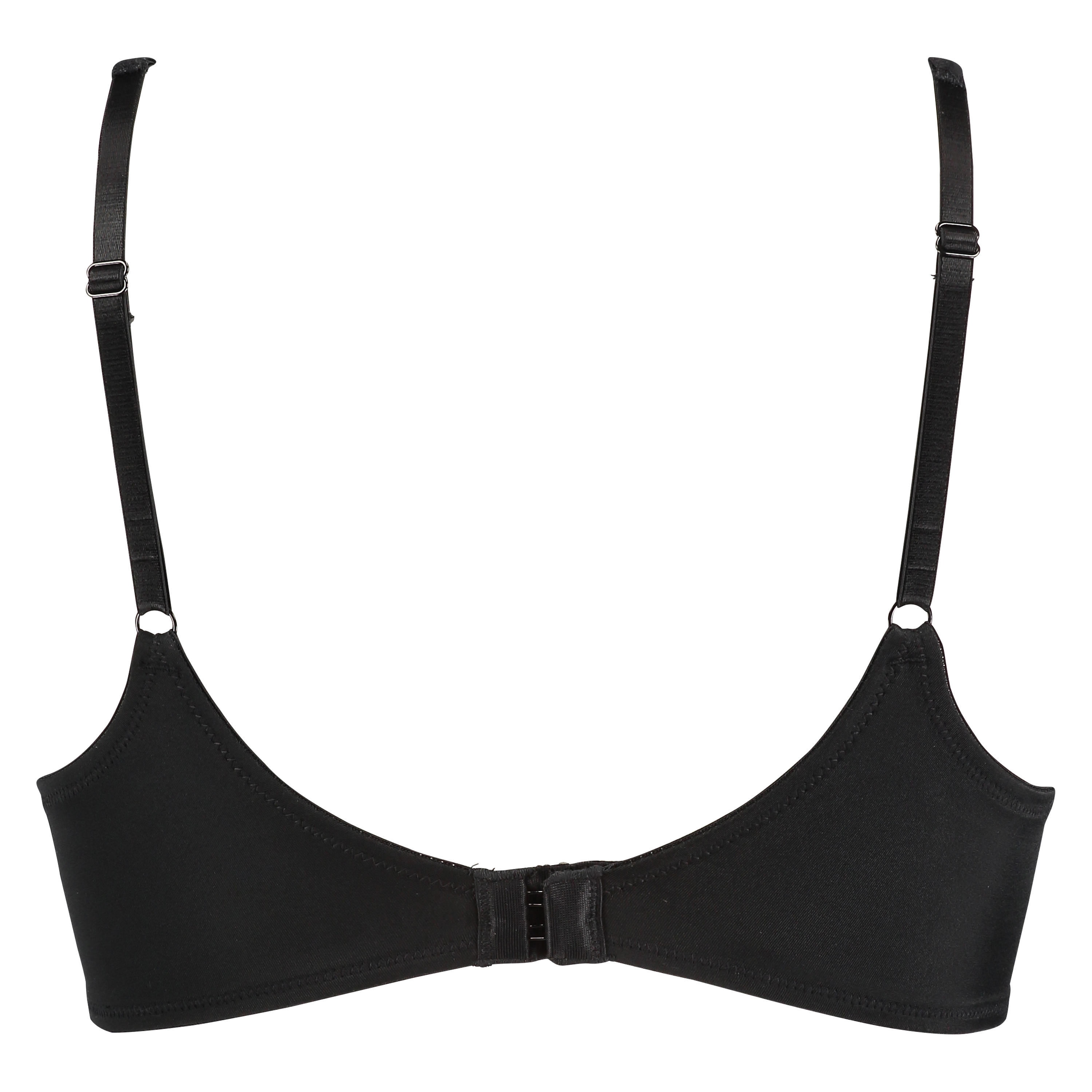 Soutien-gorge &agrave; armatures pr&eacute;form&eacute; Satin fleece, Noir, main