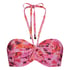 Haut de bikini Floral Taille E +, Rose