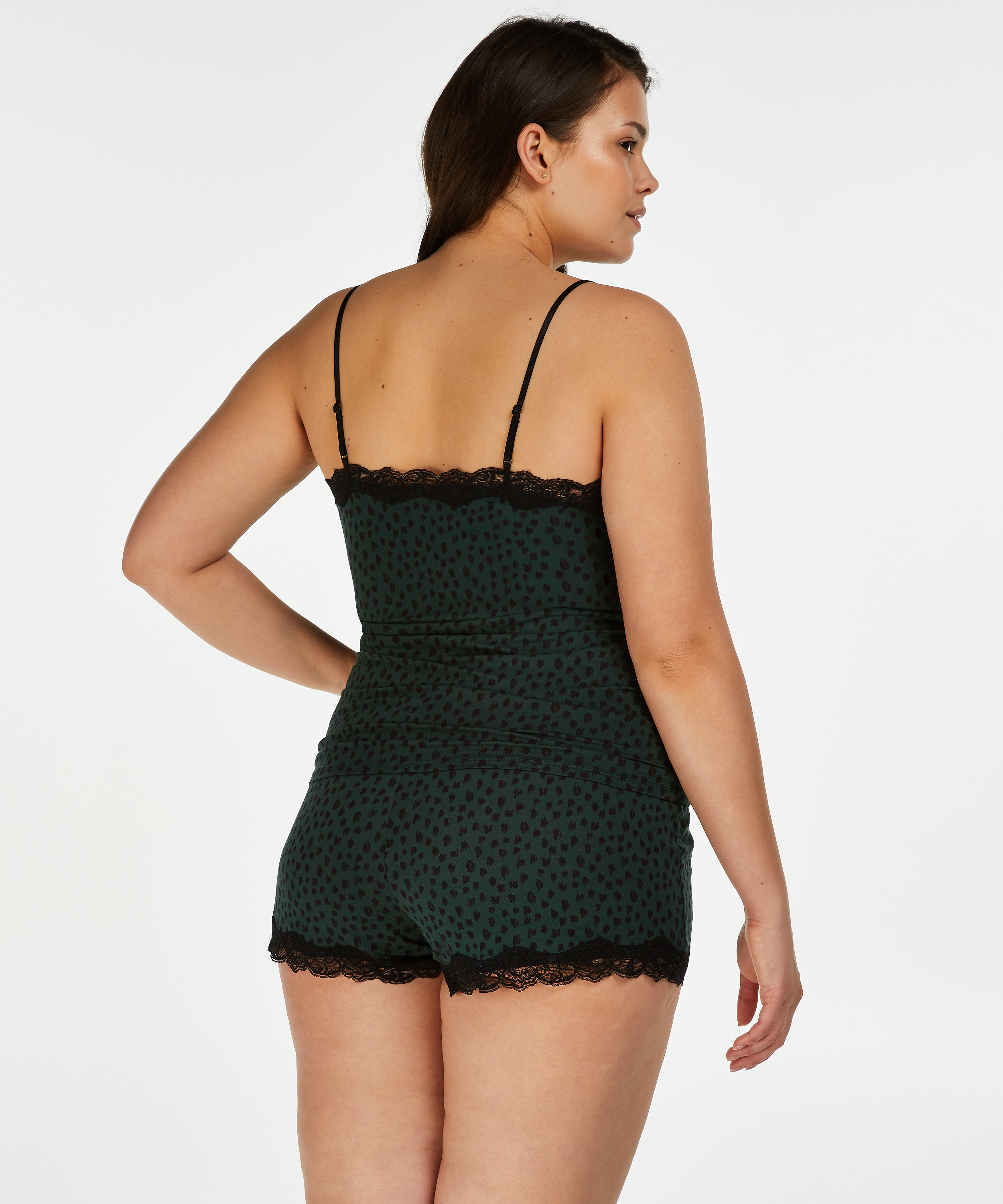 Ensemble de pyjama, Vert, main