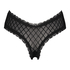 Slip brésilien V-shape mesh, Noir