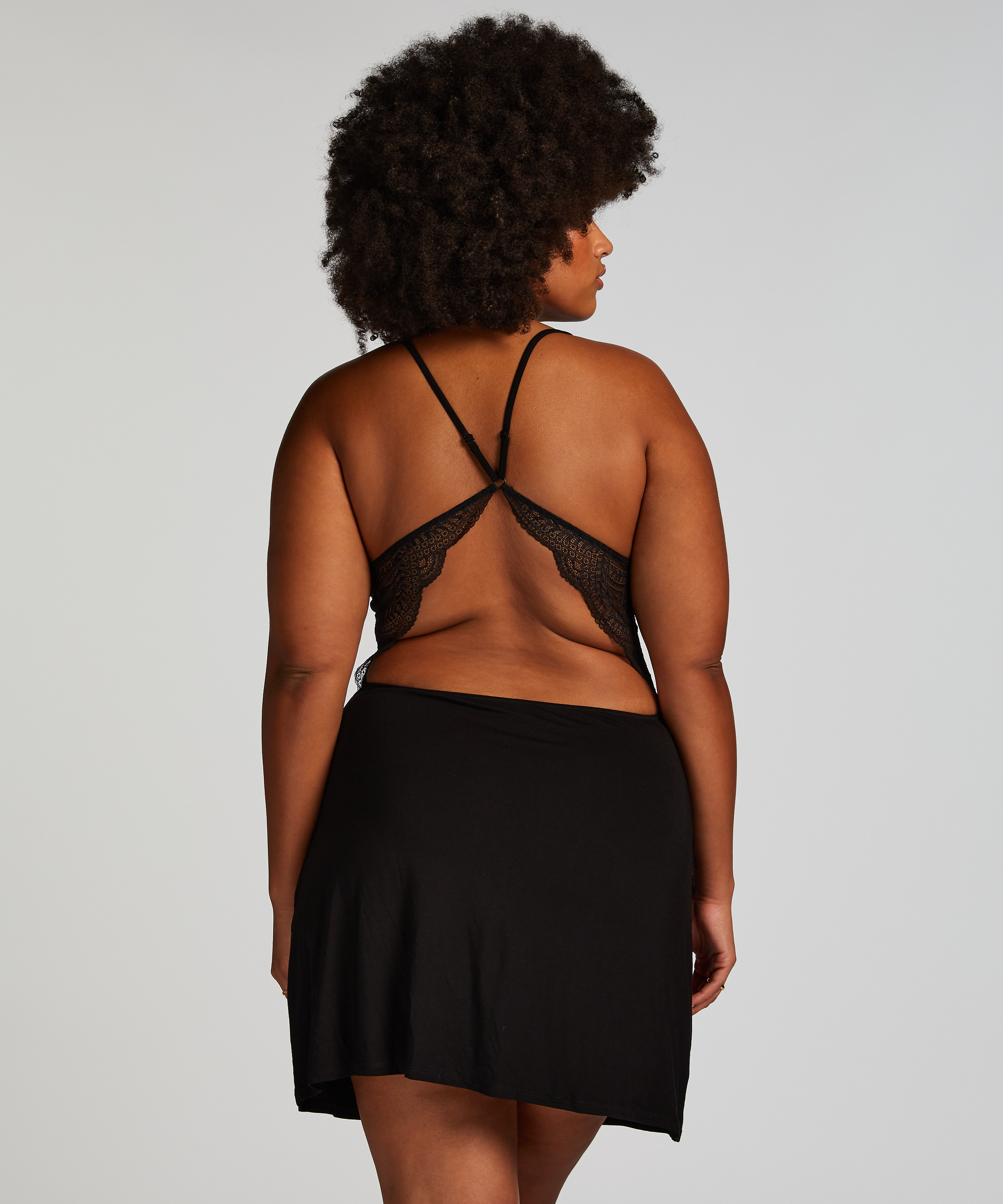 Nuisette Jersey Nova, Noir, main