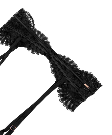 Jarretelles Poppy, Noir