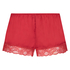 Short de pyjama Satin, Rouge