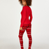 Legging Velours, Rouge